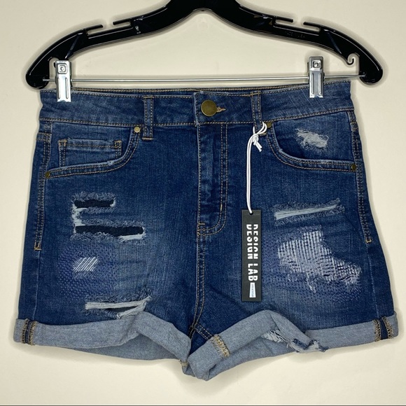 Design Lab || Lord & Taylor Denim Jean Shorts; size 28 - Picture 1 of 9